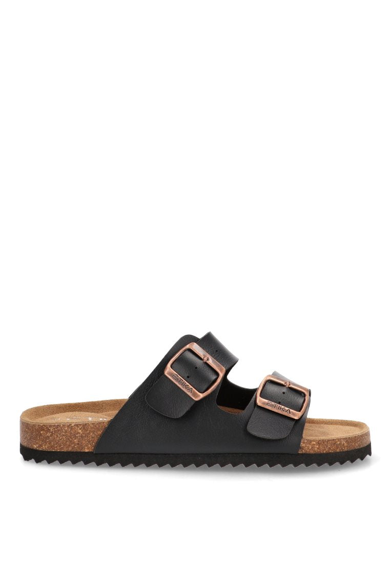 SANDALIAS BIO HEBILLA JABLILLO 41012 ETIKA HOMBRE NEGRO