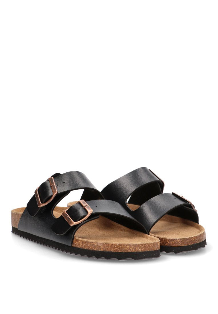 SANDALIAS BIO HEBILLA JABLILLO 41012 ETIKA HOMBRE NEGRO