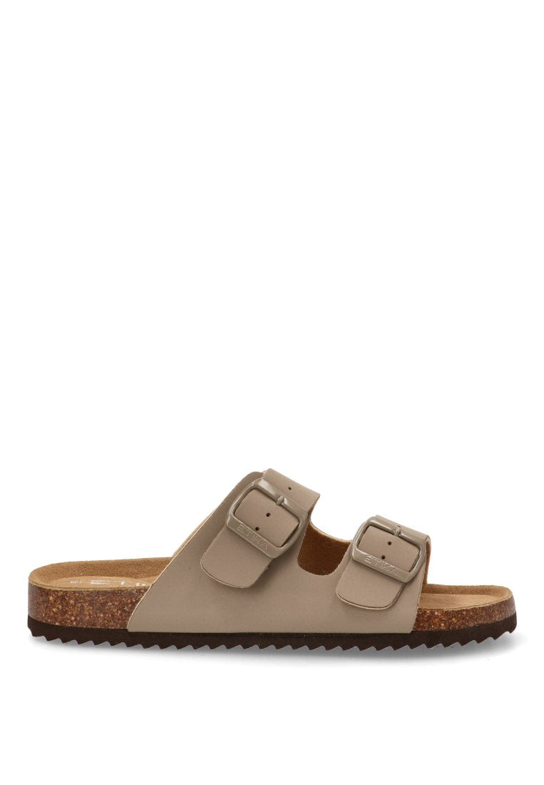 SANDALIAS BIO HEBILLA JABLILLO 41012 ETIKA HOMBRE TAUPE
