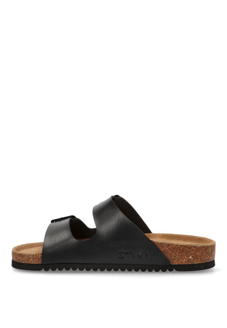 SANDALIAS BIO HEBILLA ARENAL 10015 ETIKA MUJER NEGRO