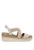 SANDALIA CRUZADA ARMONY 40010 DELOS, MUJER PLATA Plata