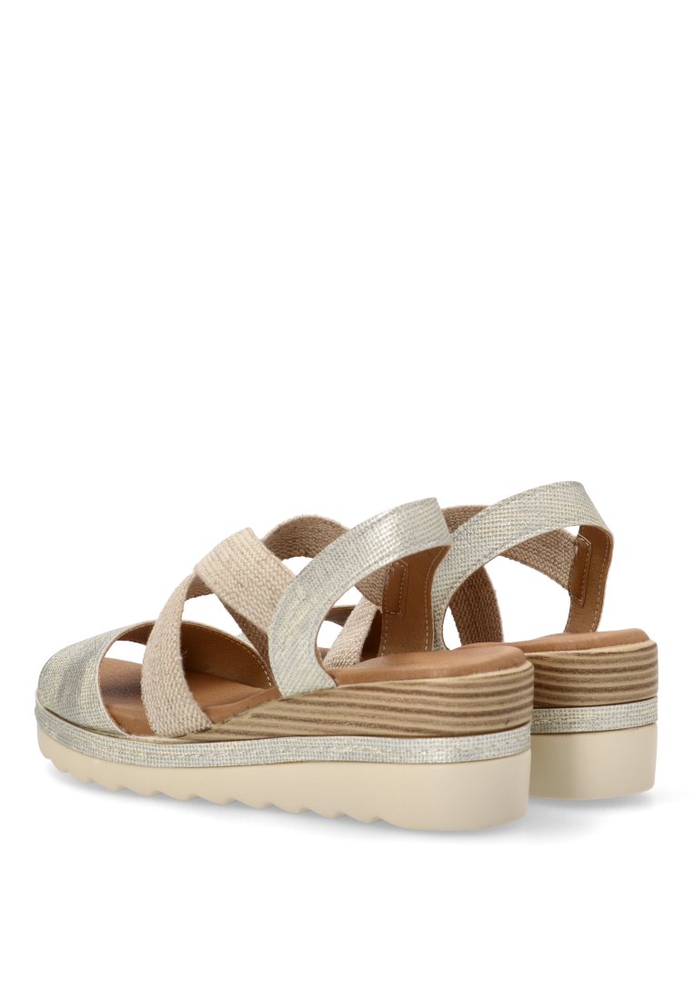 SANDALIA CRUZADA DELOS 40010 ARMONY MUJER PLATA