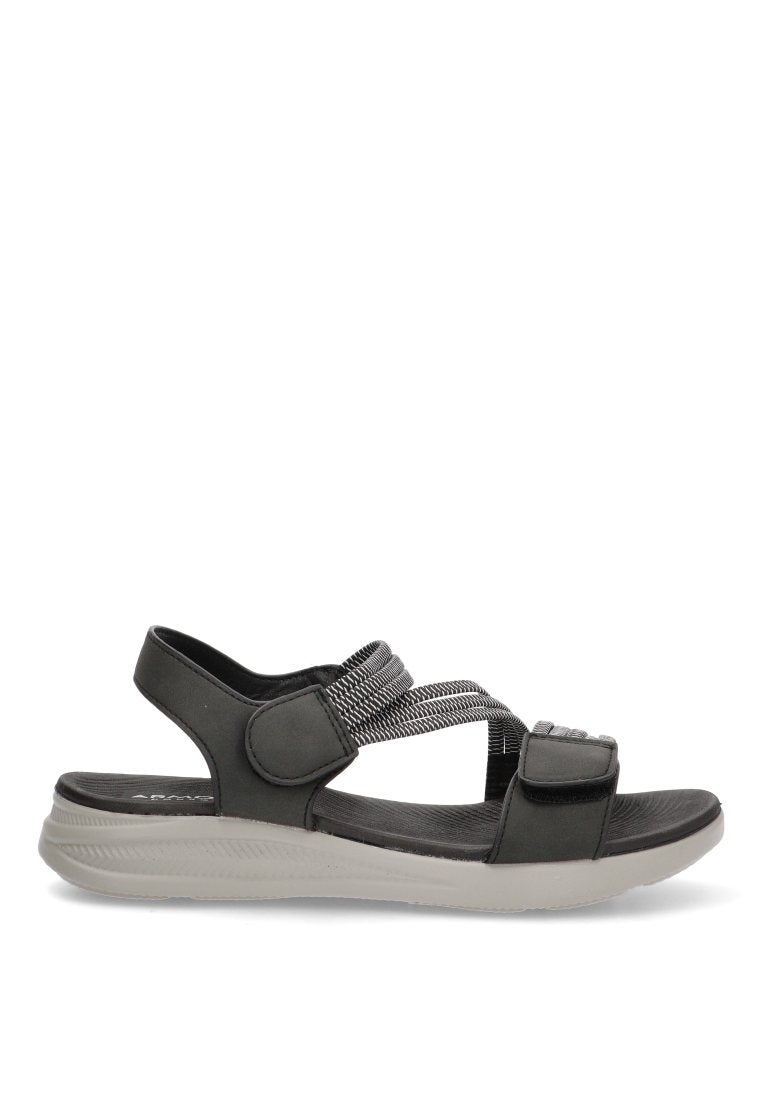 SANDALIA ARMONY TIRAS ENSENADA 41018 ARMONY MUJER NEGRO