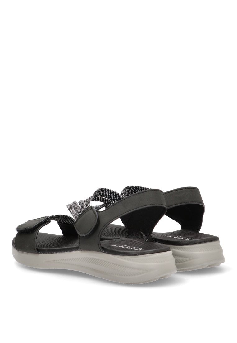 SANDALIA ARMONY TIRAS ENSENADA 41018 ARMONY MUJER NEGRO