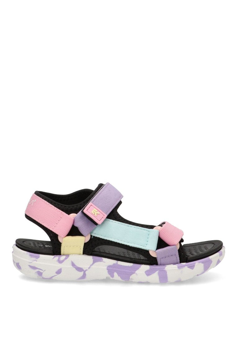 SANDALIA CALIFORNIANA VELCRO CALARREONA 17216 ETIKA NIyA MULTICOLOR