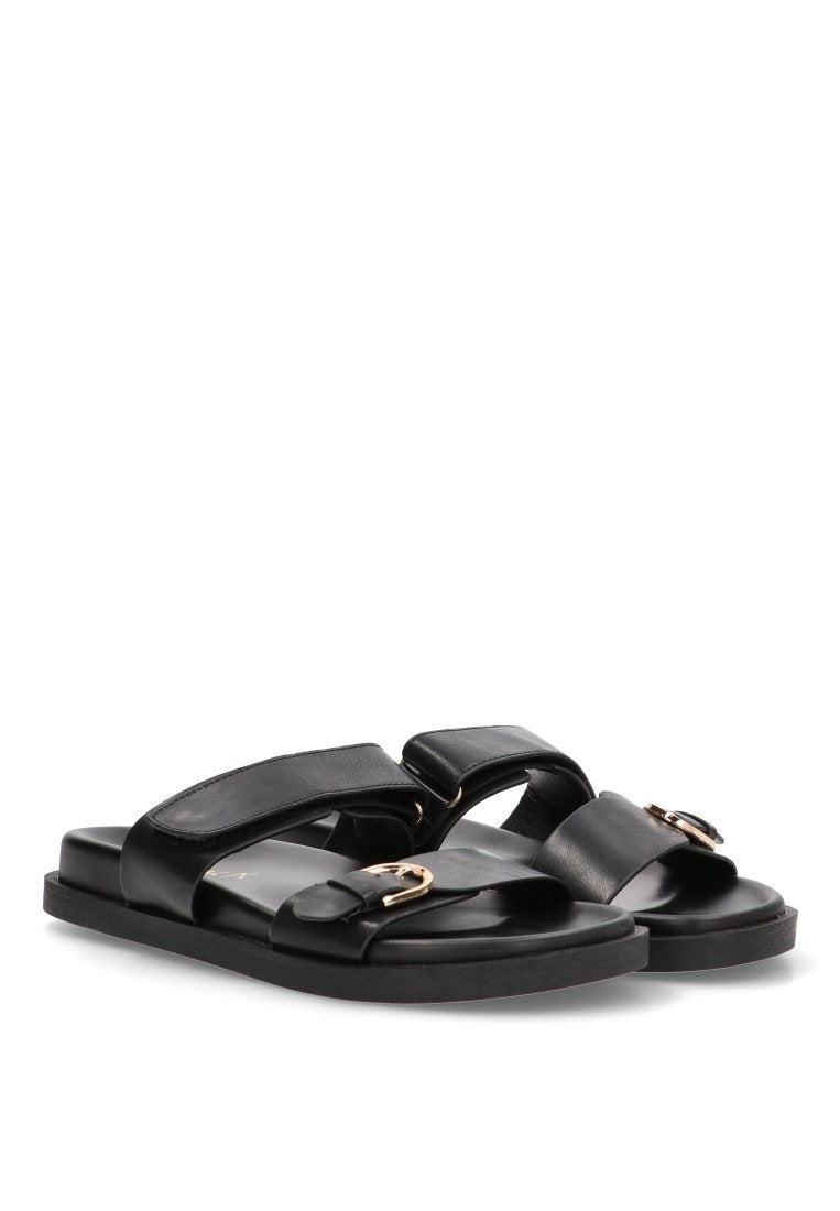 SANDALIA HEBILLA CANOVAS 01 10066 ETIKA MUJER NEGRO