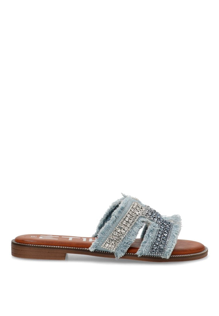 SANDALIA PLANA VAQUERA TROPEA 10050 ETIKA MUJER AZUL
