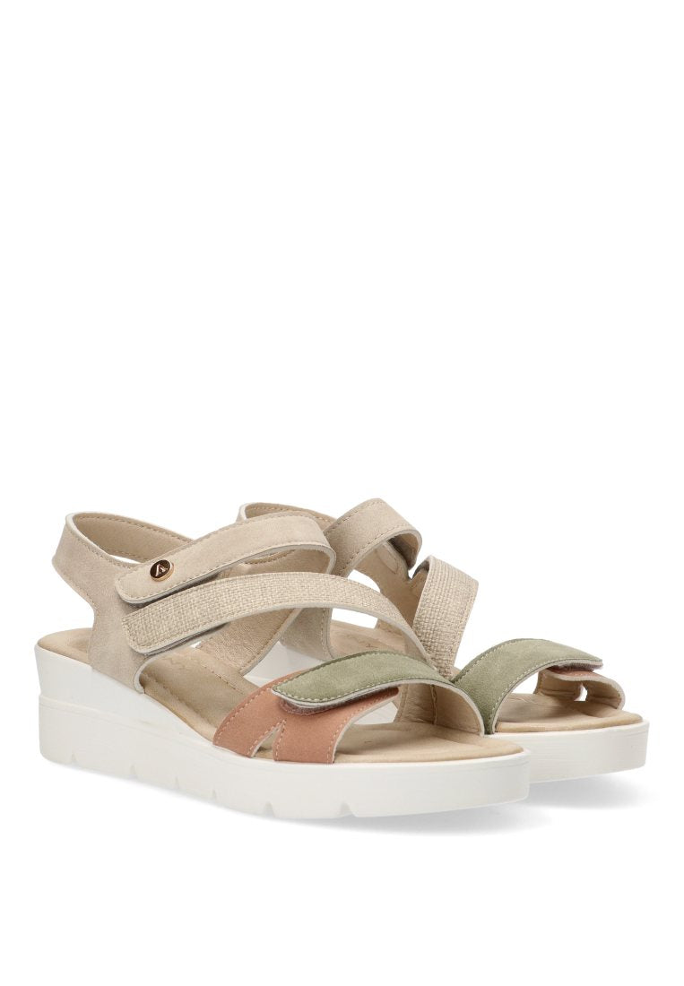 SANDALIA VELCRO CRUZADA PALMONES 40006 ARMONY MUJER NUDE