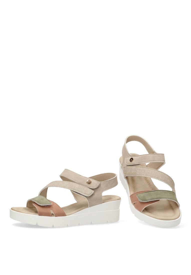 SANDALIA VELCRO CRUZADA PALMONES 40006 ARMONY MUJER NUDE