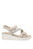 SANDALIA VELCRO CRUZADA ARMONY 40006 PALMONES, MUJER BEIGE Beige
