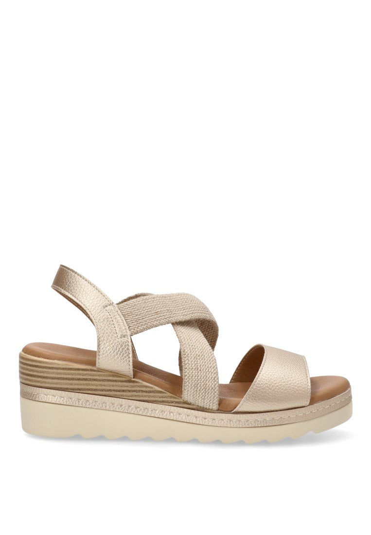 SANDALIA CRUZADA DELOS 40010 ARMONY MUJER ORO