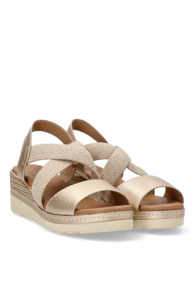 SANDALIA CRUZADA DELOS 40010 ARMONY MUJER ORO
