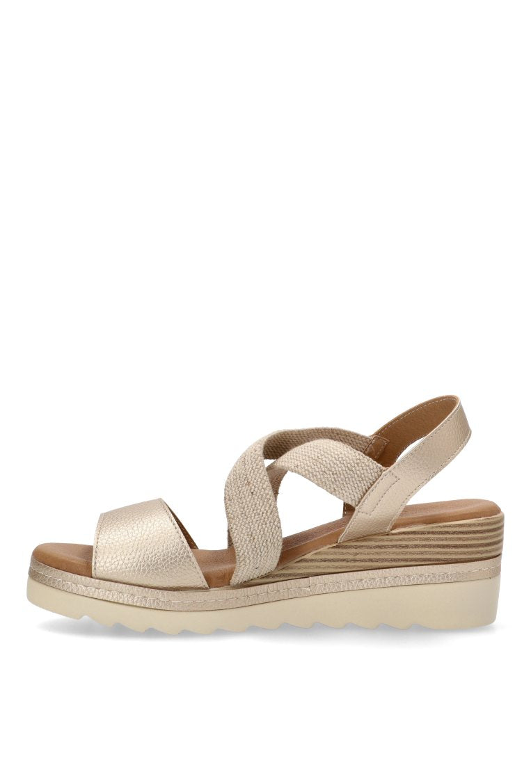 SANDALIA CRUZADA DELOS 40010 ARMONY MUJER ORO