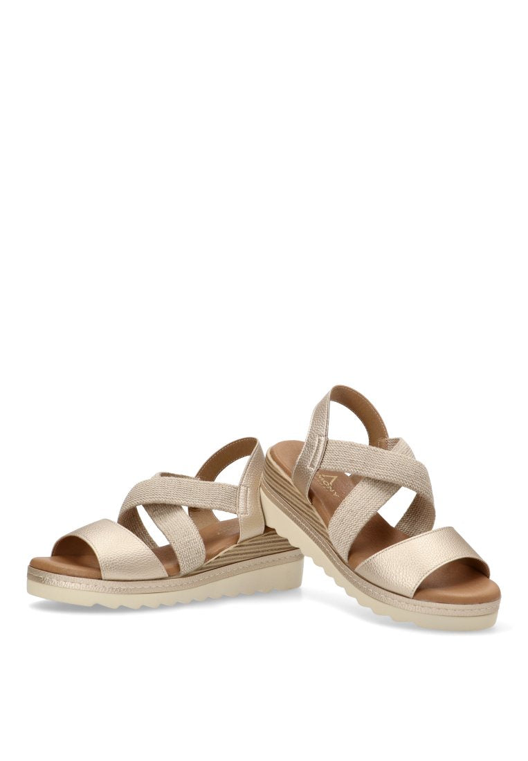 SANDALIA CRUZADA DELOS 40010 ARMONY MUJER ORO