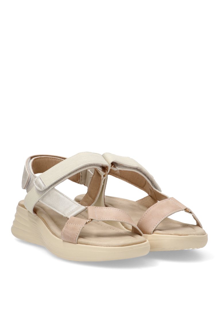 SANDALIA CALIFORNIANA VELCRO MAGALUF 40004 ARMONY MUJER BEIGE