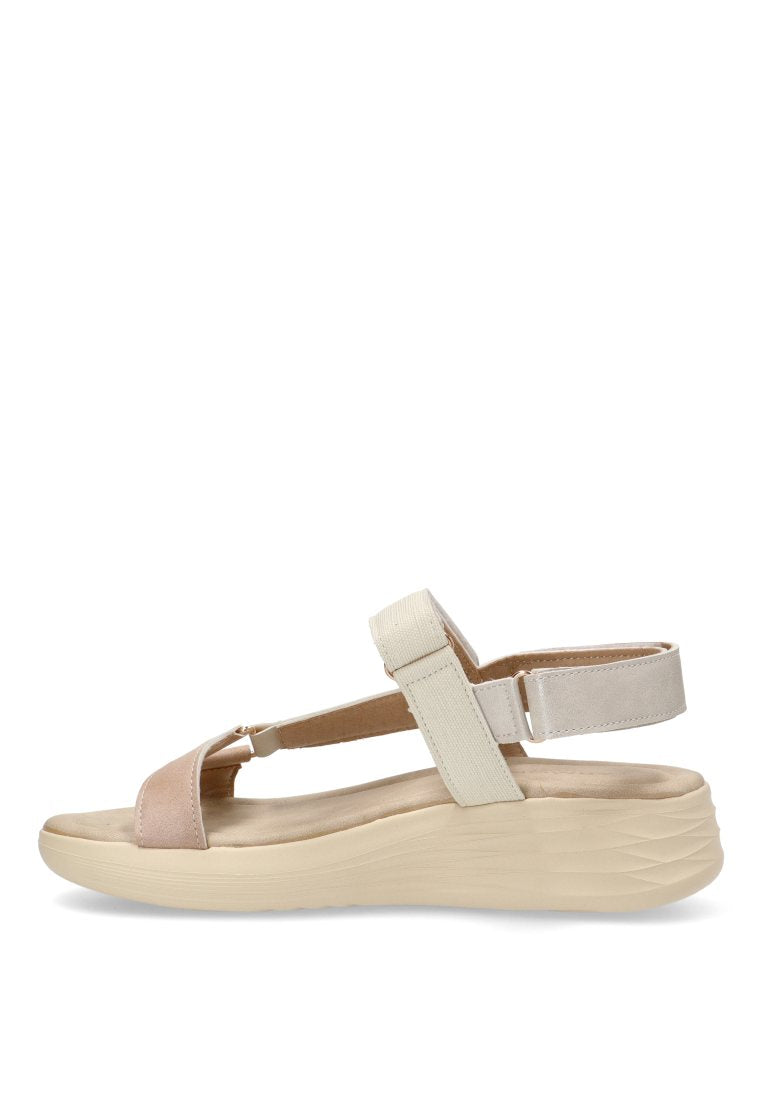 SANDALIA CALIFORNIANA VELCRO MAGALUF 40004 ARMONY MUJER BEIGE