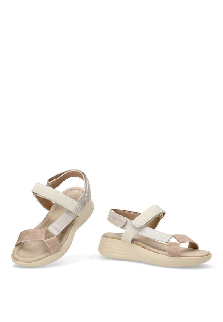SANDALIA CALIFORNIANA VELCRO MAGALUF 40004 ARMONY MUJER BEIGE