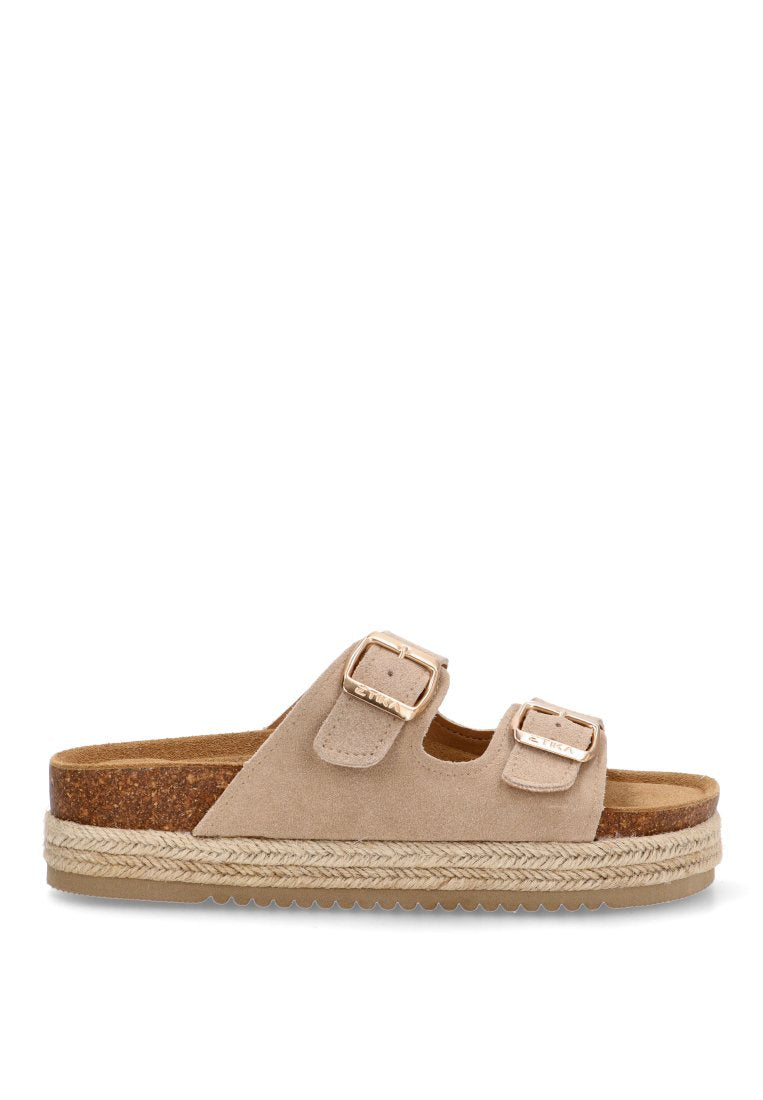 SANDALIAS BIO PISO DOBLE GALIOTA 10061 ETIKA MUJER BEIGE