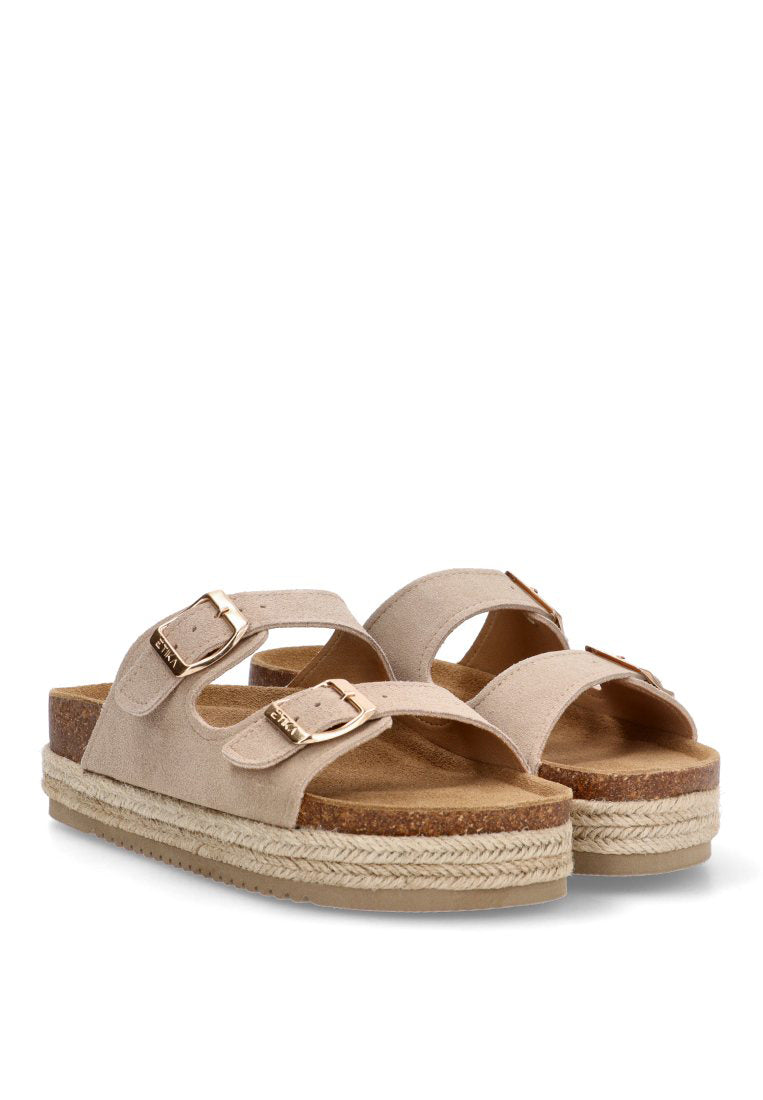 SANDALIAS BIO PISO DOBLE GALIOTA 10061 ETIKA MUJER BEIGE