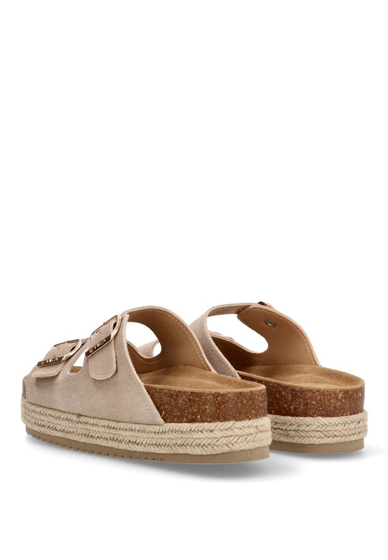 SANDALIAS BIO PISO DOBLE GALIOTA 10061 ETIKA MUJER BEIGE