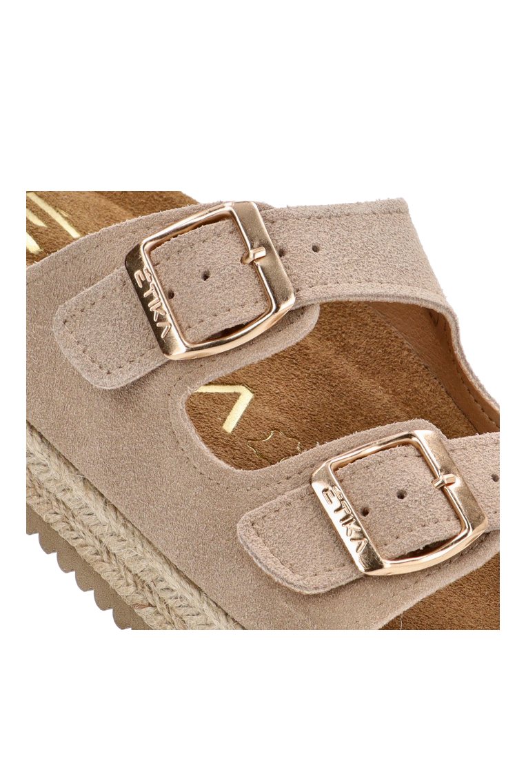 SANDALIAS BIO PISO DOBLE GALIOTA 10061 ETIKA MUJER BEIGE