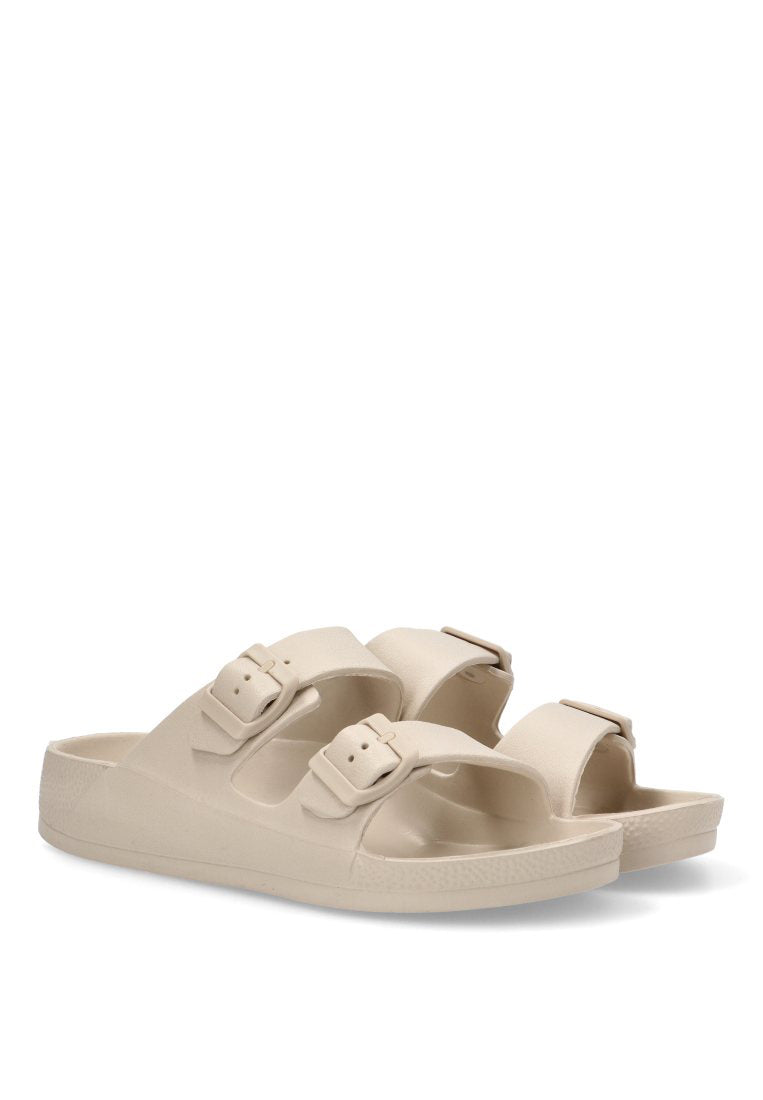 SANDALIA DE GOMA NISIROS 10076 ETIKA MUJER BEIGE