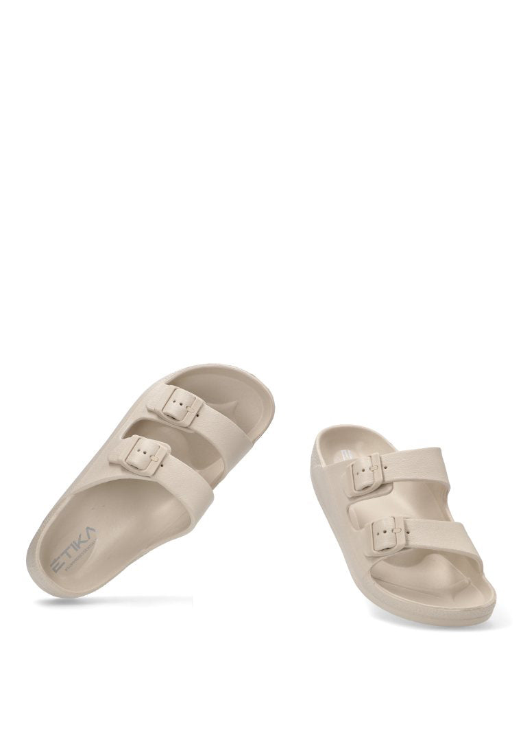 SANDALIA DE GOMA NISIROS 10076 ETIKA MUJER BEIGE