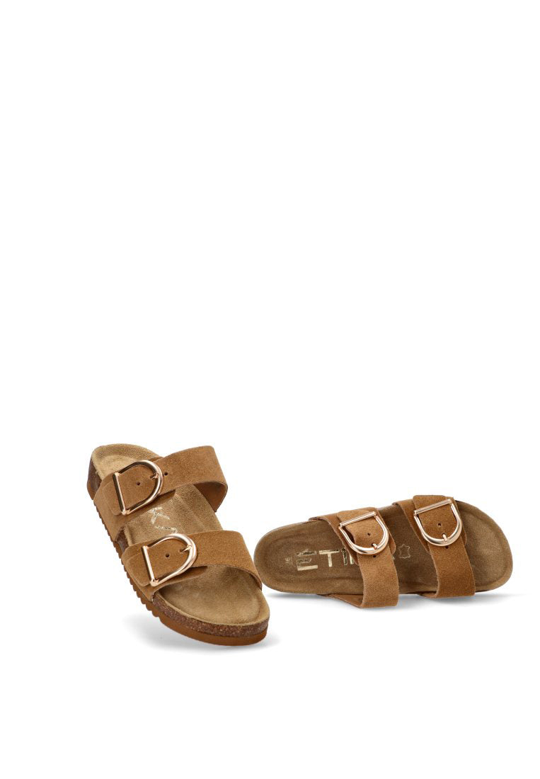 SANDALIAS BIO HEBILLA MURADA 10065 ETIKA MUJER CAMEL