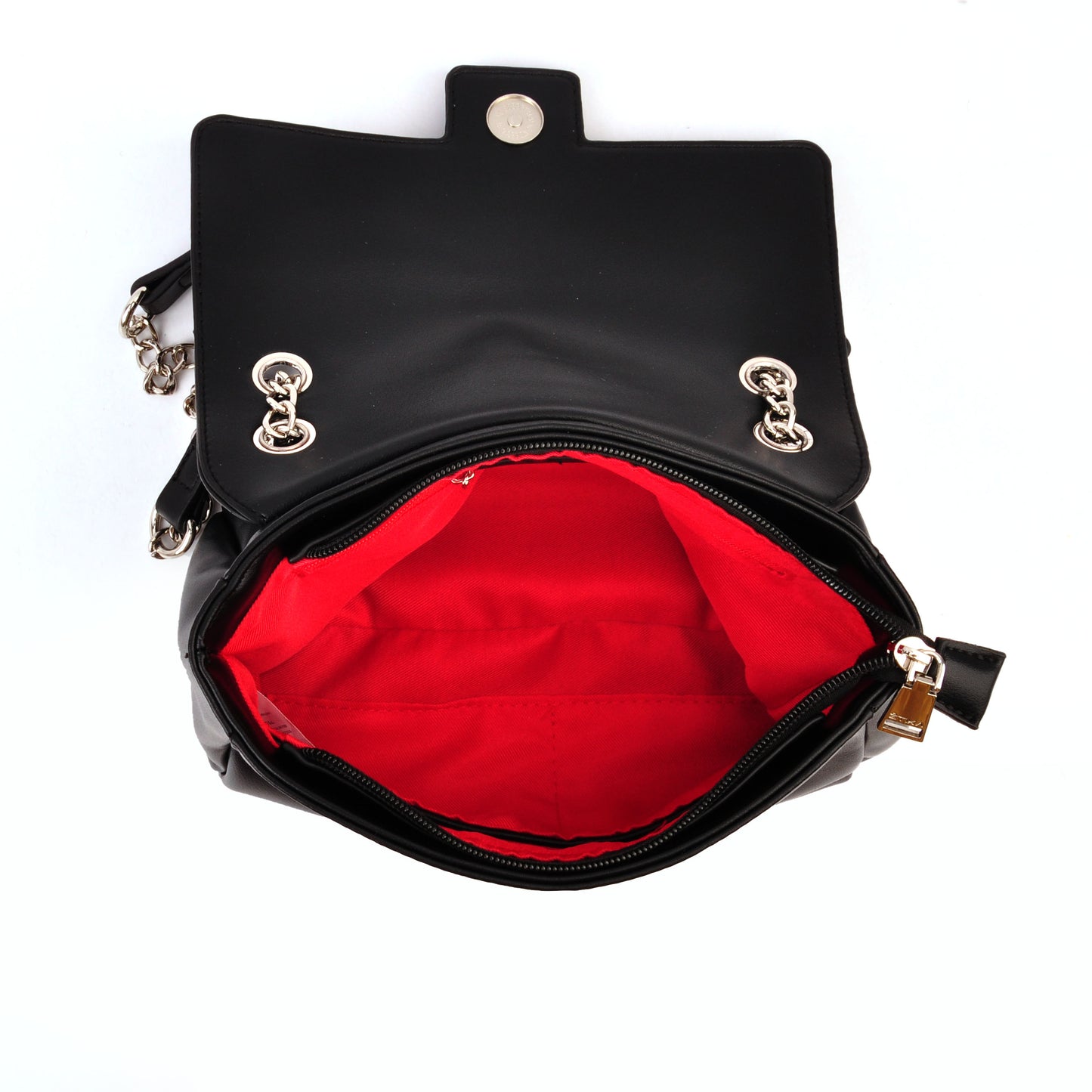 BOLSO DE MUJER DETALLES BRILLANTES ETIKA LAUREN 01 B30101 NEGRO