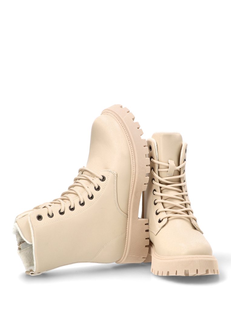 BOTIN MILITAR TOULOUSE 01 11049 ETIKA MUJER BEIGE