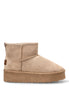 BOTIN PELO GIULIA 02 ETIKA 10914, MUJER TAUPE Taupe