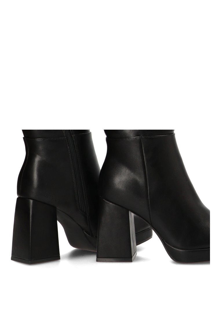 BOTA TACON ALTO TURIN 01 42414 ETIKA MUJER NEGRO