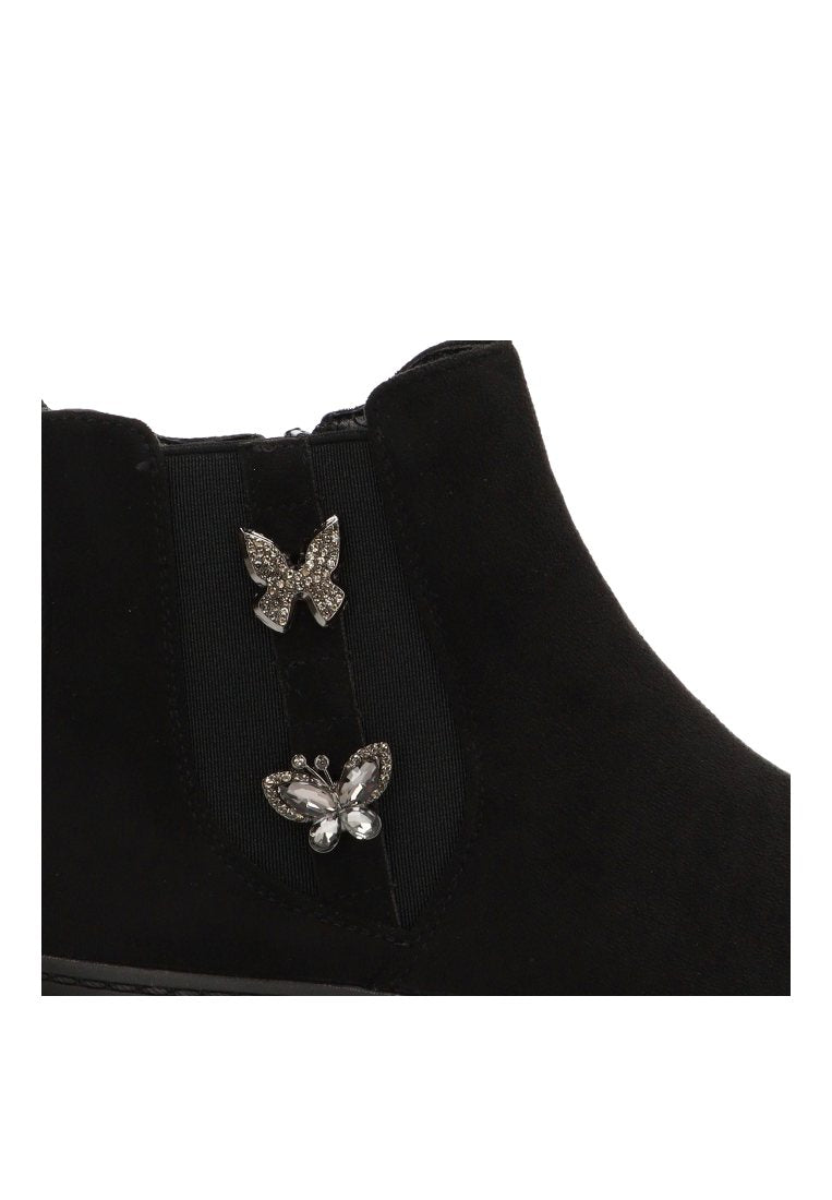 BOTIN ELASTICO Y MARIPOSAS NOUR 10913 ETIKA MUJER NEGRO