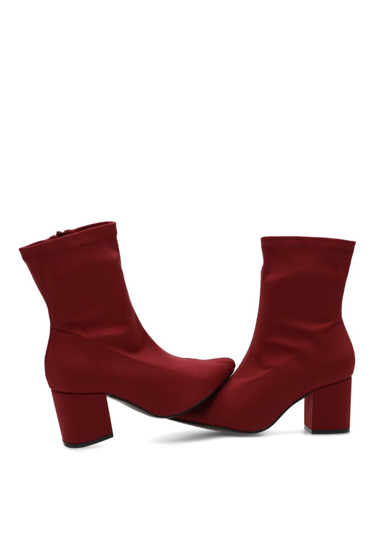 BOTIN DE CALCETIN JULIETTE 32017 ETIKA MUJER BURDEOS
