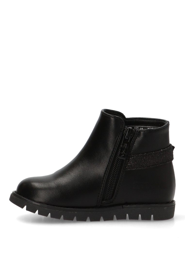 BOTIN HEBILLA CORAZON ROMA 110558 ETIKA NIyA NEGRO