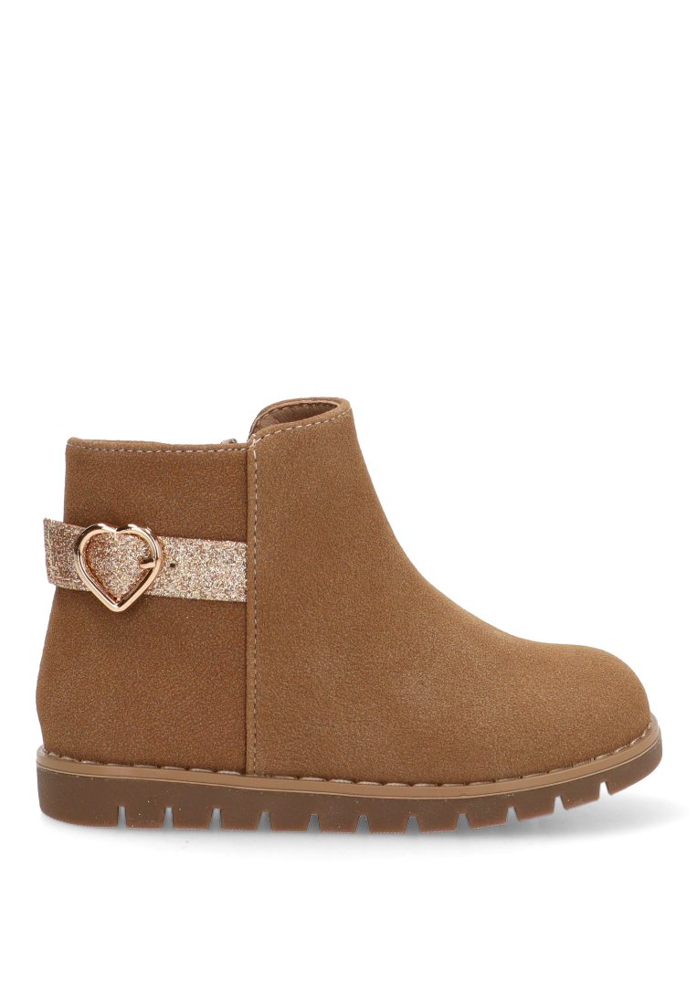 BOTIN HEBILLA CORAZON ROMA 110558 ETIKA NIyA BEIGE