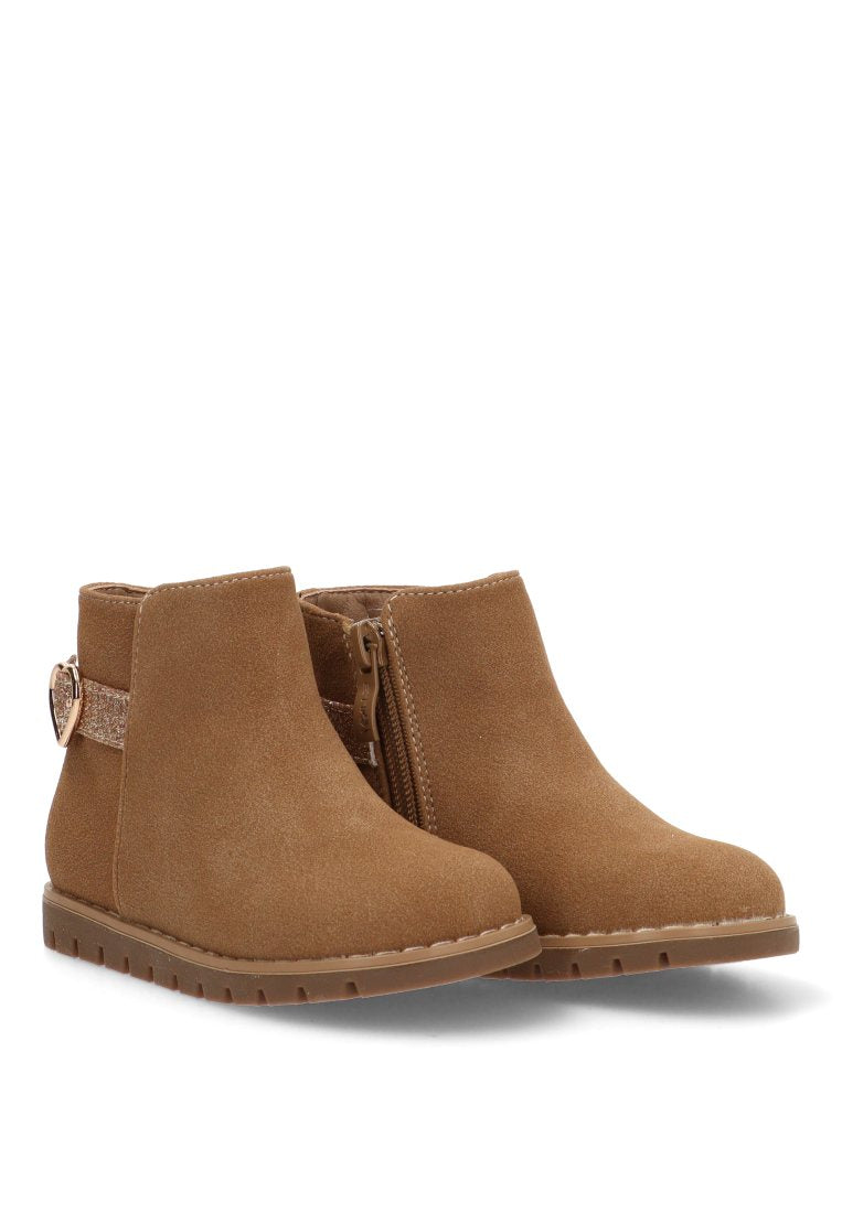 BOTIN HEBILLA CORAZON ROMA 110558 ETIKA NIyA BEIGE