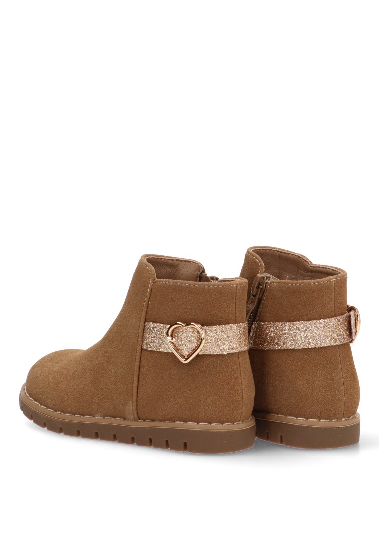 BOTIN HEBILLA CORAZON ROMA 110558 ETIKA NIyA BEIGE