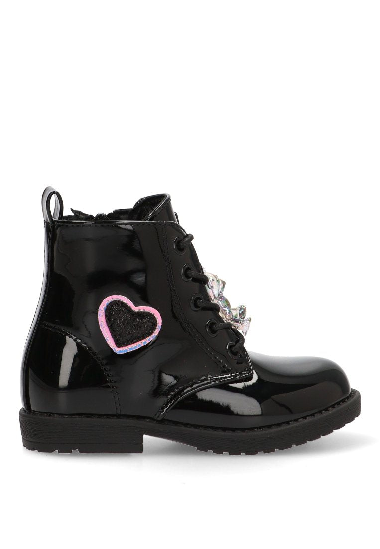 BOTIN MILITAR CORAZON KATIA 10619 ETIKA MUJER NEGRO