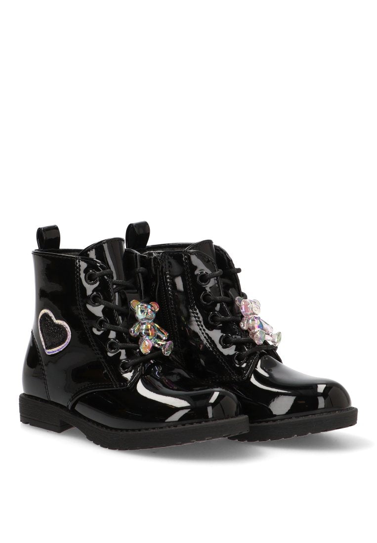 BOTIN MILITAR CORAZON KATIA 10619 ETIKA MUJER NEGRO