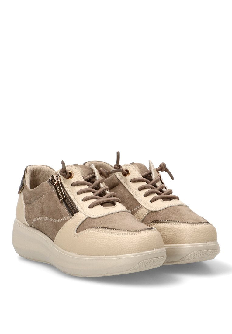 MOCASIN ELASTICOS 60015 ARMONY MUJER TAUPE