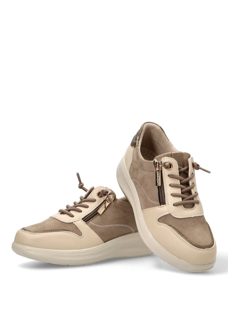 MOCASIN ELASTICOS 60015 ARMONY MUJER TAUPE