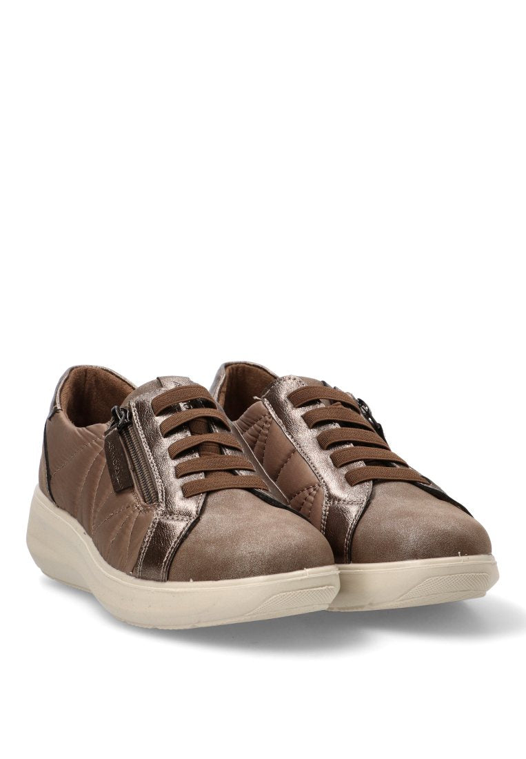 MOCASIN ACOLCHADO CREMALLERA 60014 ARMONY MUJER MARRoN