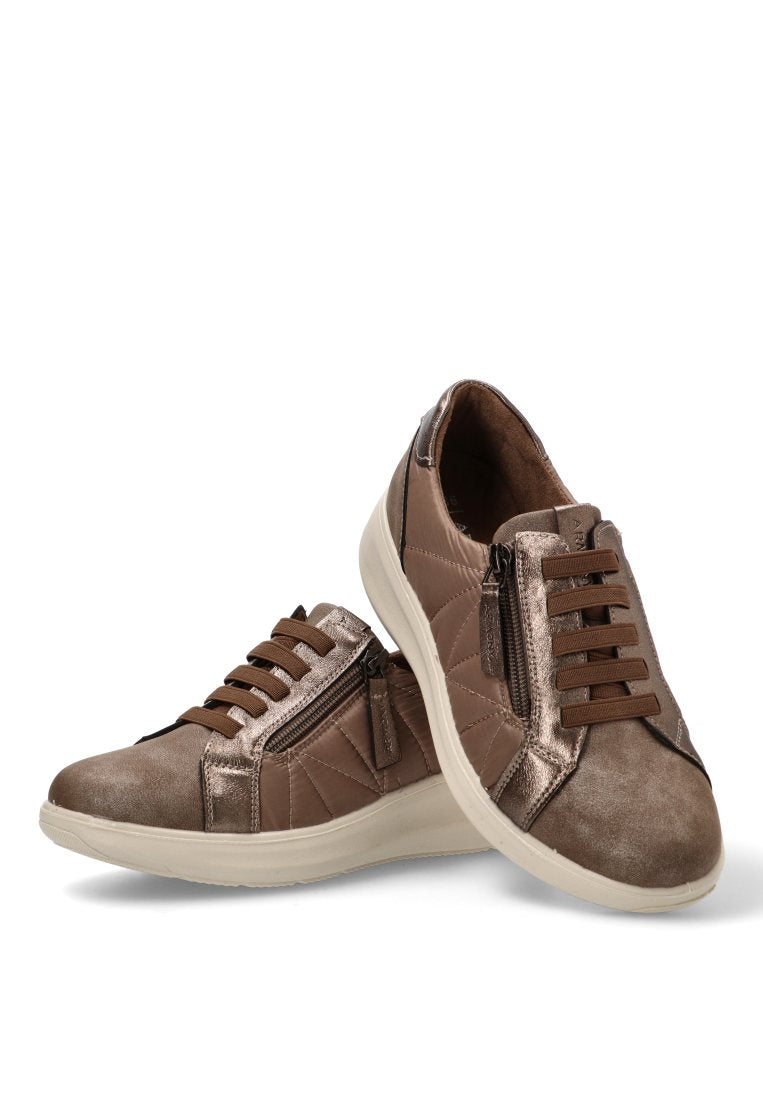 MOCASIN ACOLCHADO CREMALLERA 60014 ARMONY MUJER MARRoN