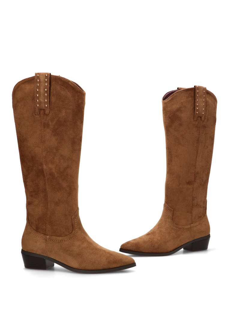 BOTA ALTA ANTELINA DENNIS 01 110552 ETIKA MUJER CAMEL