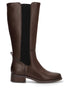 BOTA ALTA ELASTICA 42411 CLARA ETIKA, MUJER MARRÓN Marrón