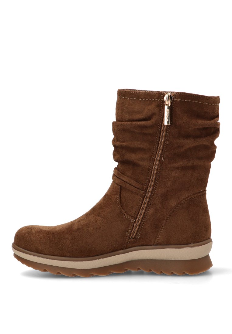 BOTIN ARRUGADO ANGER 02 11112 ETIKA MUJER MARRoN