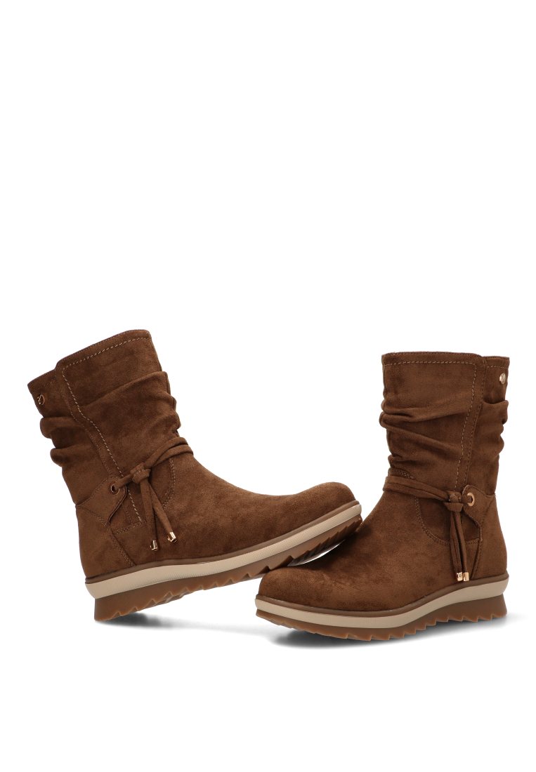 BOTIN ARRUGADO ANGER 02 11112 ETIKA MUJER MARRoN