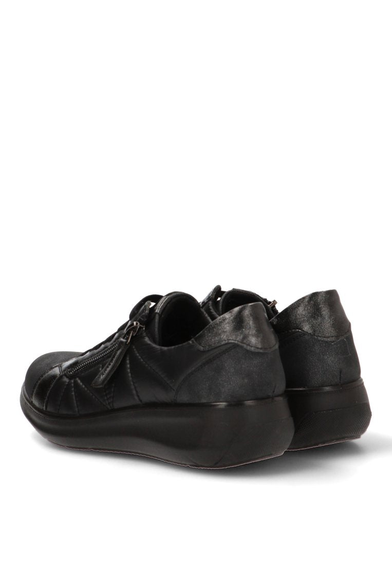 MOCASIN ACOLCHADO CREMALLERA 60014 ARMONY MUJER NEGRO