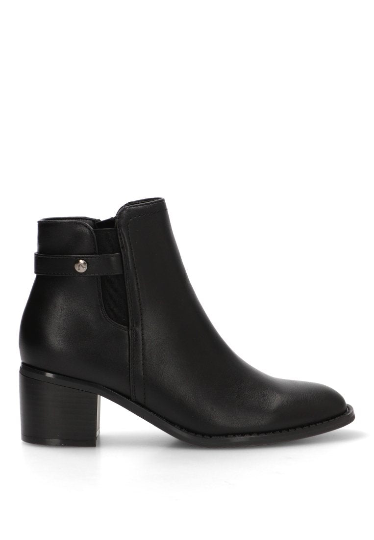 BOTIN DETALLE PLATEADO AMALIA 30028 ARMONY MUJER NEGRO